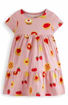 Kids' Ariel Sweet Treats Print Twirly Cotton Jersey Dress