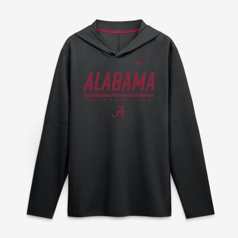 Men's Nike Black Alabama Crimson Tide 2026 Sideline Hooded Top