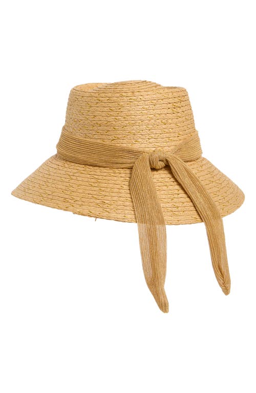 Vince Camuto Metallic Bucket Hat In Tan