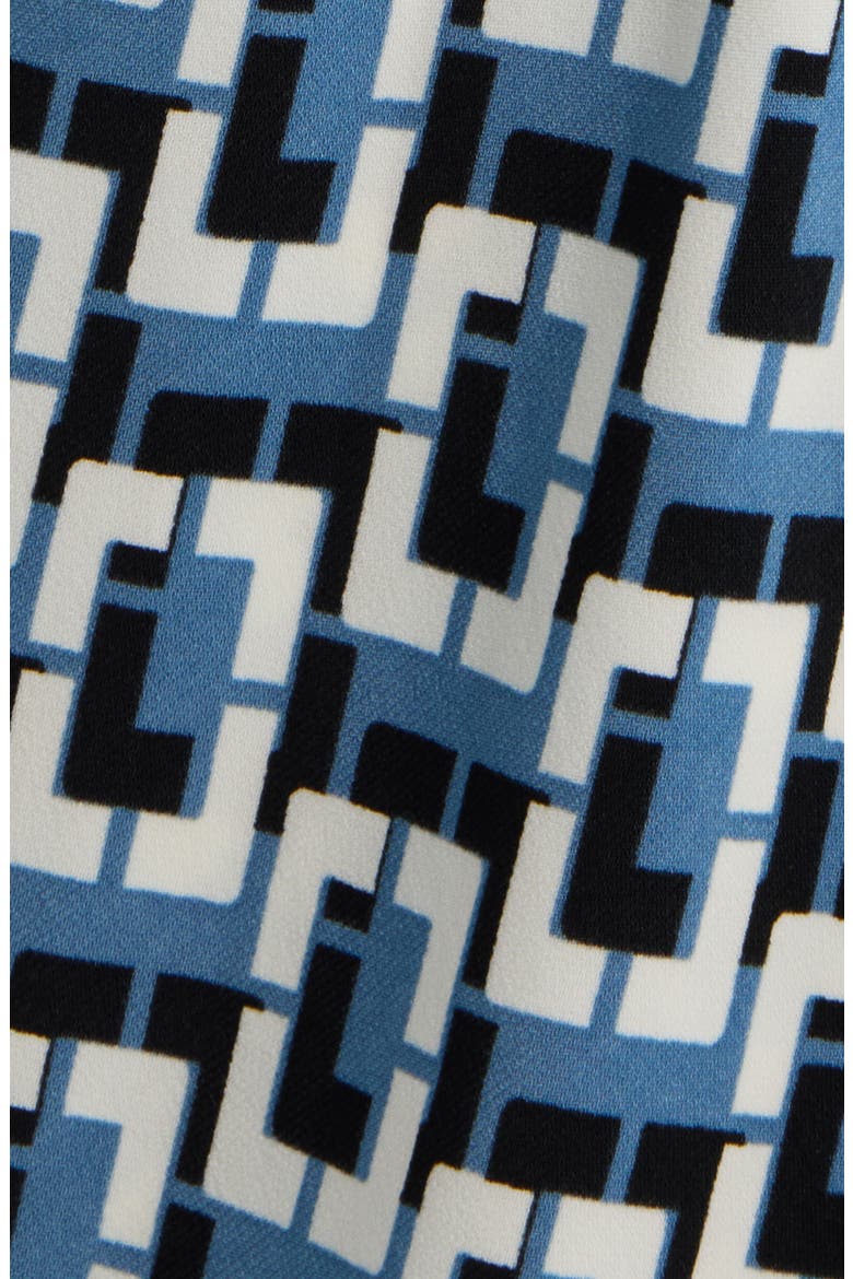 Notch Collar Wrap Dress, Alternate, color, DUTCH BLUE MULTI