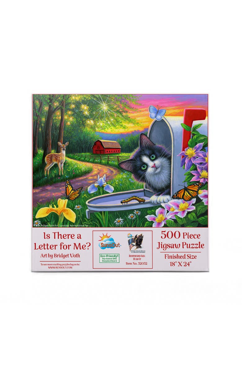 Sunsout Is There a Letter for Me 500 piece Jigsaw Puzzle for Adults, Alternate, color, Multicolor