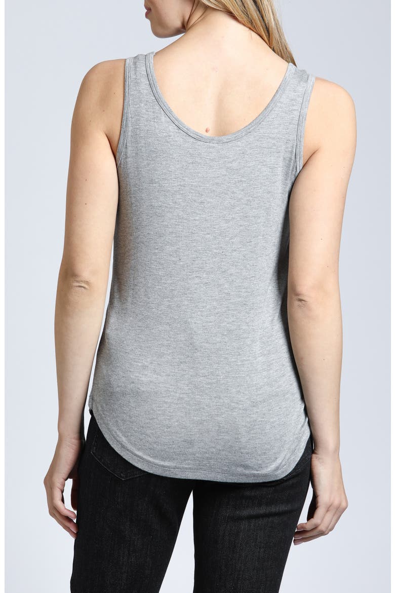 Perfect Fit Scoop Neck Tank, Alternate, color, HEATHER GREY