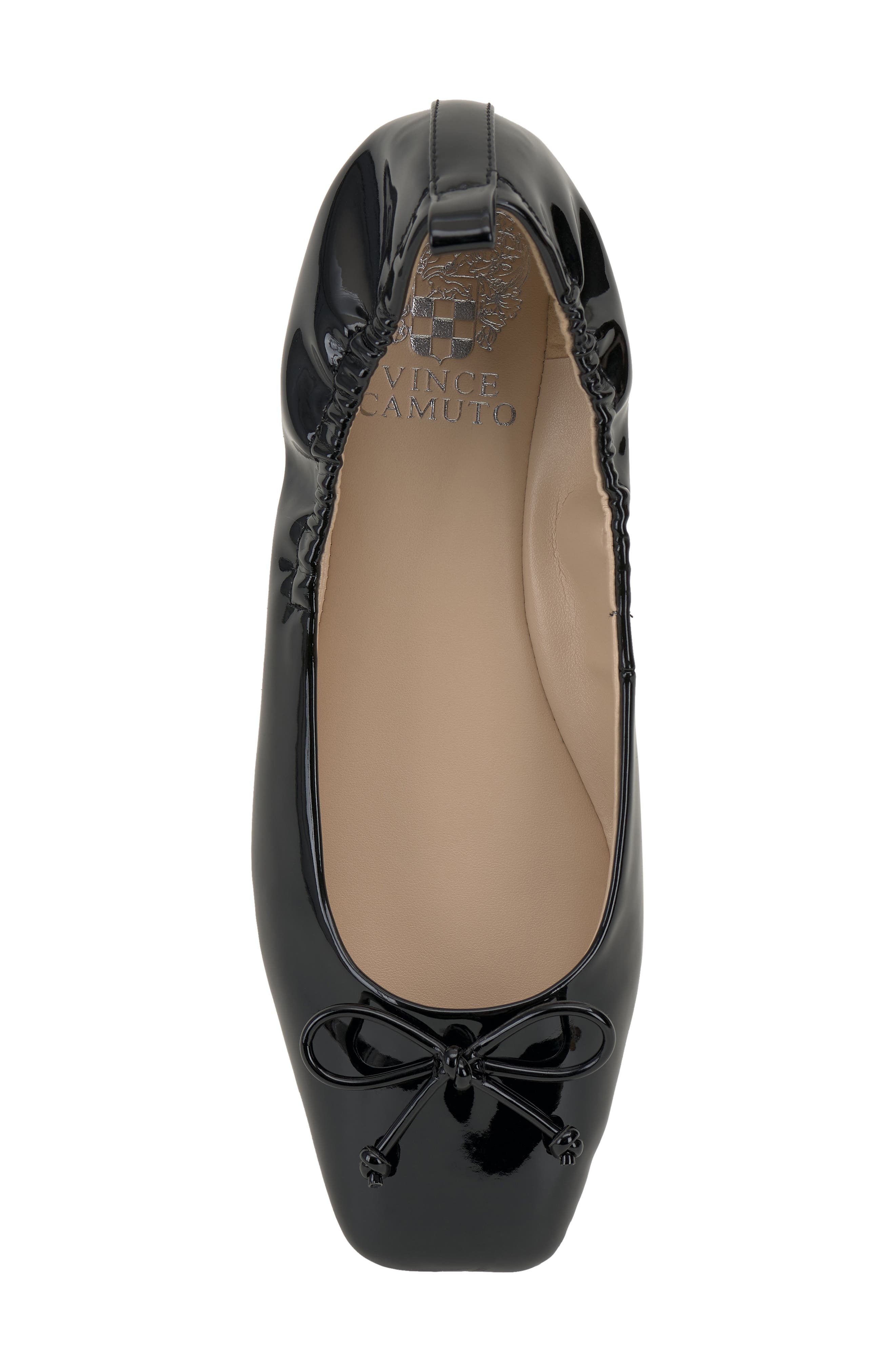 Vince Camuto Velyna Ballet Flat, Alternate, color, Black Patent