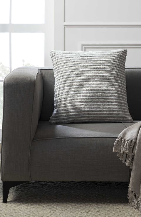 Bouclé Stripe Accent Pillow