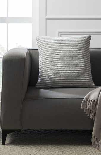 Tahari Bouclé Stripe Accent Pillow