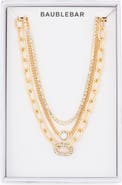 BaubleBar Set of 3 Assorted Chain Necklaces