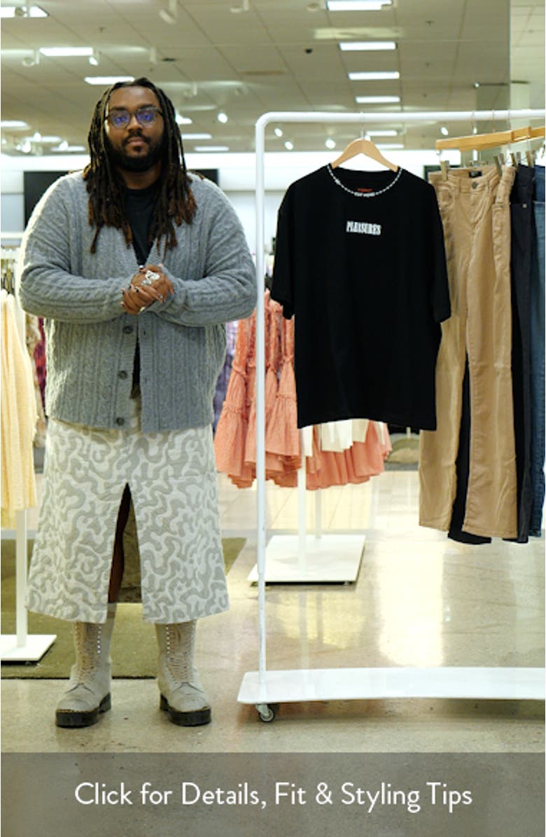 Cut Here Heavyweight Cotton T-Shirt, sales video thumbnail