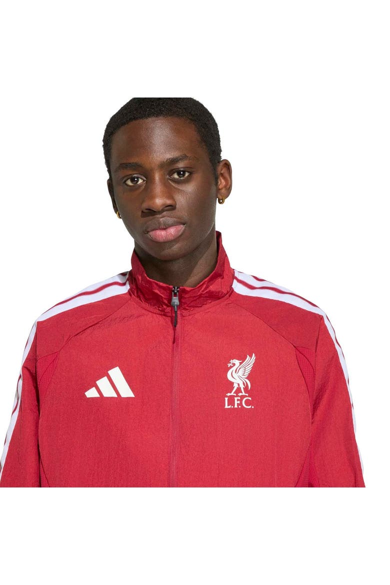 Men's adidas  Red Liverpool 2026 Full-Zip Anthem Jacket, Alternate, color, Red