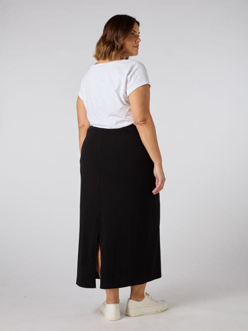 Live Unlimited Jersey Midi Skirt In Multi