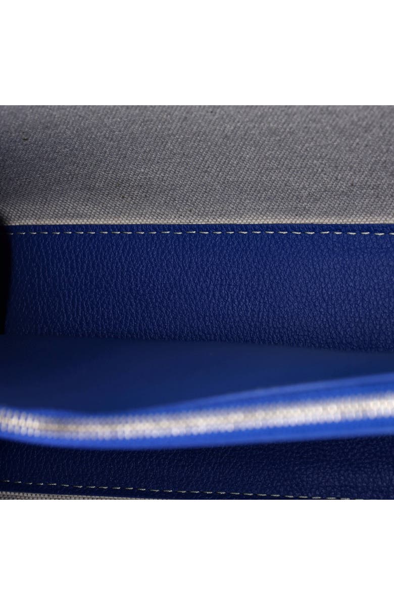 Pre-Owned Goyard Structured Rouette Chain Shoulder Bag Coated Canvas PM, Alternate, color, Blue