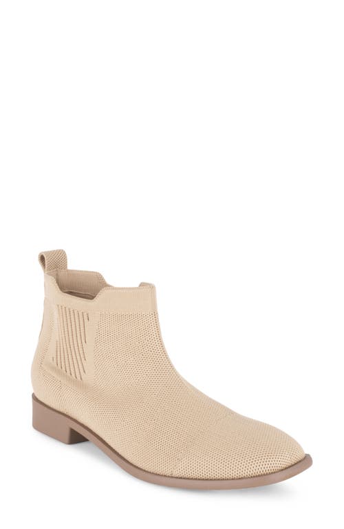 Tahari Roundabout Knit Bootie In Brown