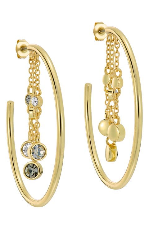 Cassidy Cascade Hoop Earrings