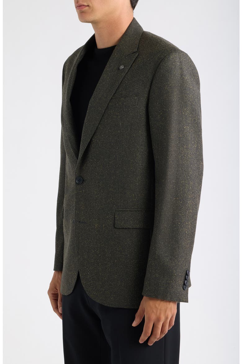 Rawdon Peak Lapel Sport Coat, Alternate, color, OLIVE