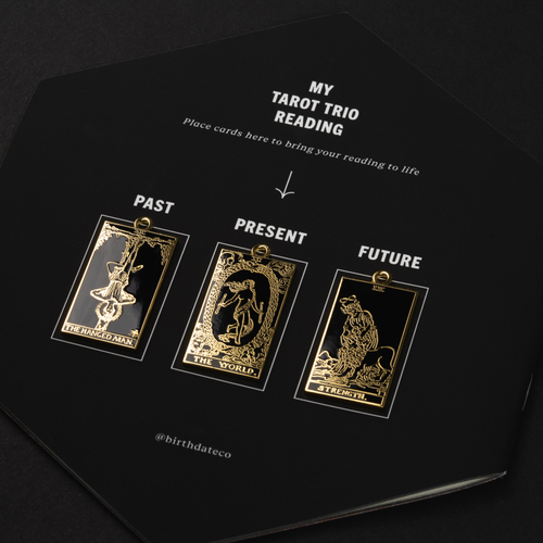 Birthdate Co. The Tarot Trio Candle Set In Tarot Trio Set