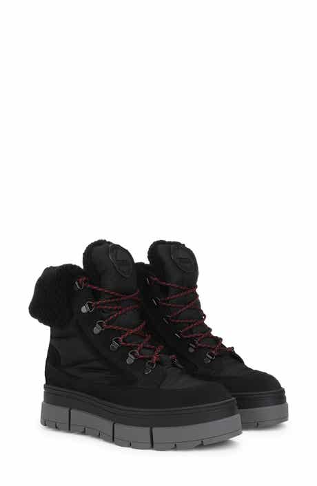 Henta Ice-Gripper Waterproof Insulated Winter Platform Boot