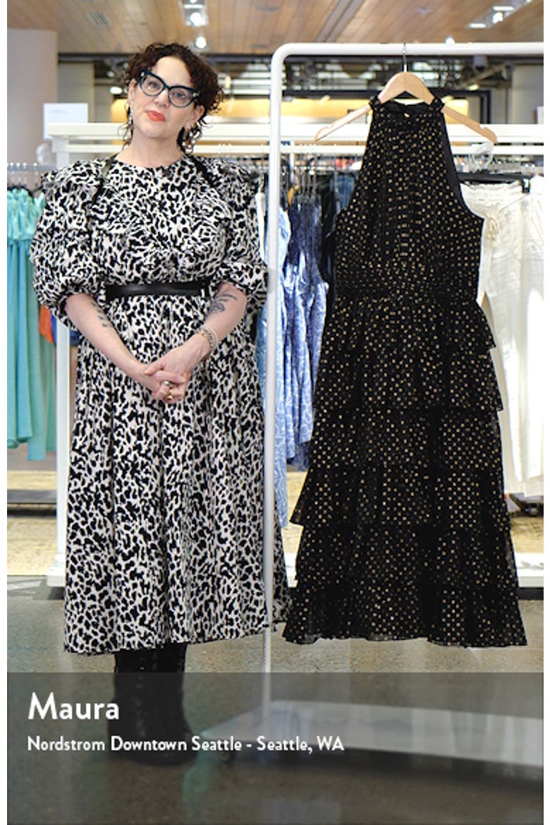 Layered Polka Dot Halter Cocktail Dress video
