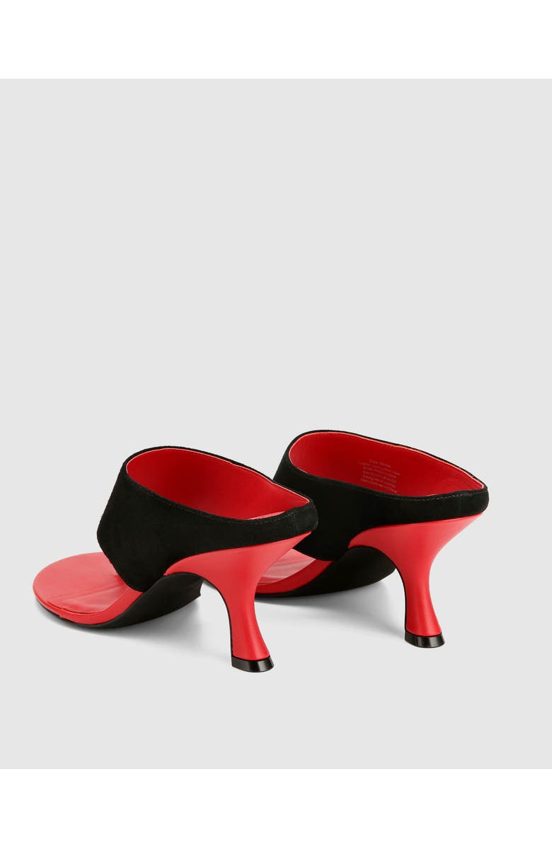 Naked Wolfe Mercer Black Suede, Alternate, color, Black/Red