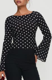 Princess Polly Lady Lady Backless Long Sleeve Top
