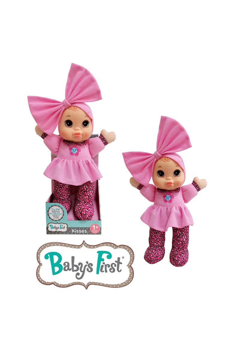 Kisses Baby Doll Toy With Pink Top All Ages, Alternate, color, Multicolored