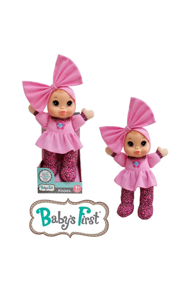 Baby's First Kisses Baby Doll Toy With Pink Top All Ages, Alternate, color, Multicolored