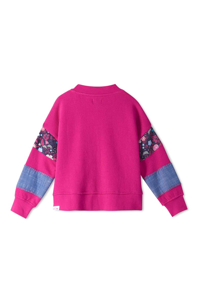 Kids' Very Berry Patch Pullover, Alternate, color, VERY BERRY