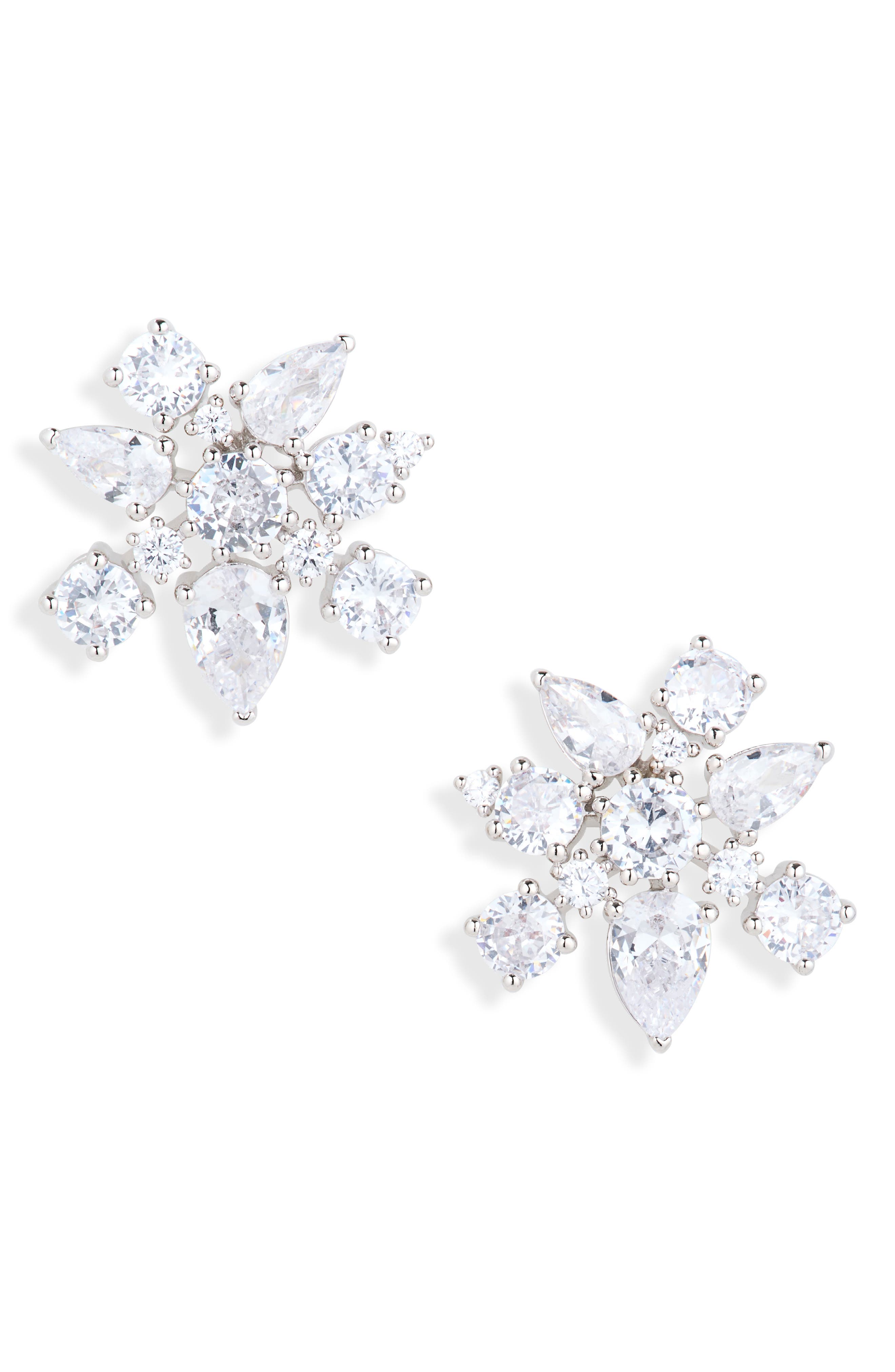 Olivia Cluster Stud Earrings