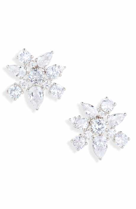 Olivia Cluster Stud Earrings