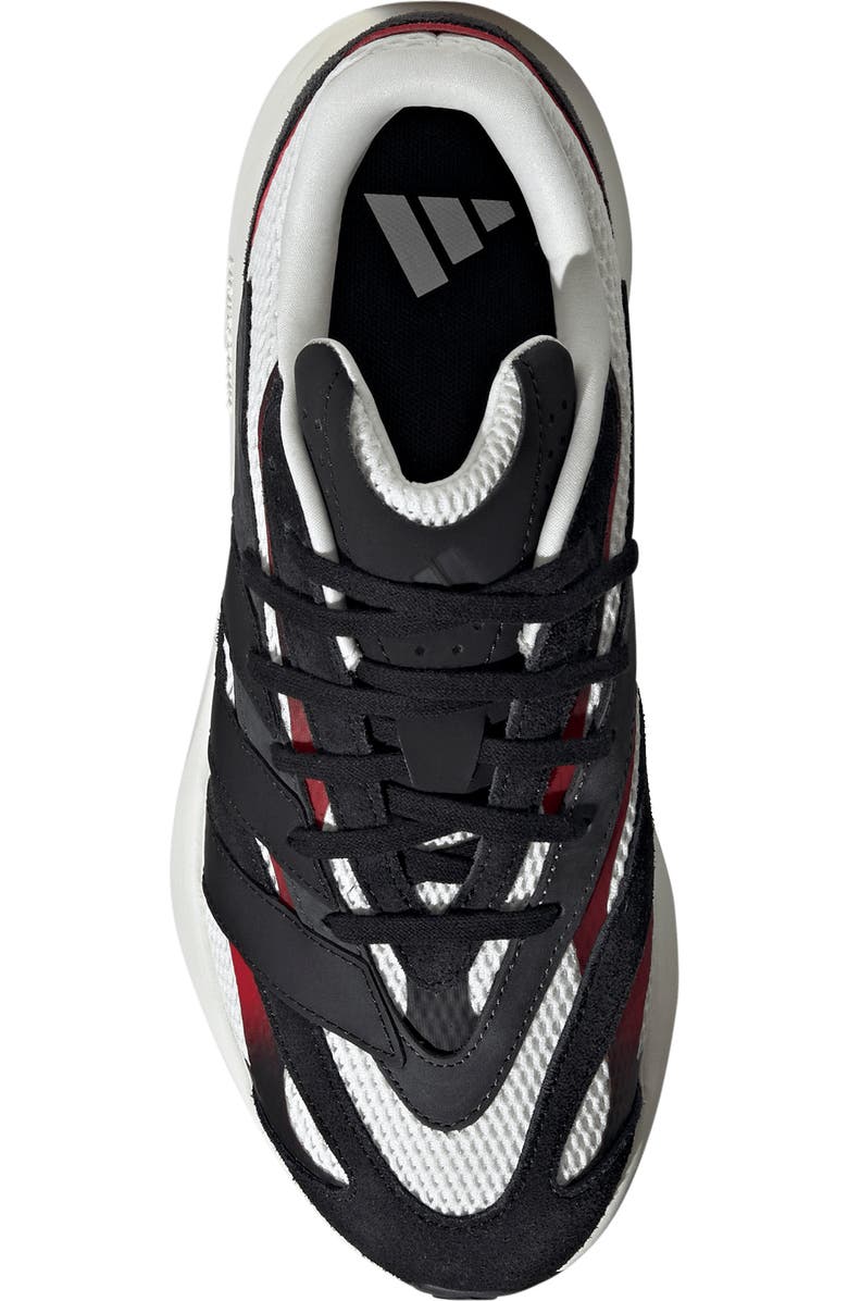 adidas Lightblaze Sneaker, Alternate, color, Core Black/ Scarlet/ White