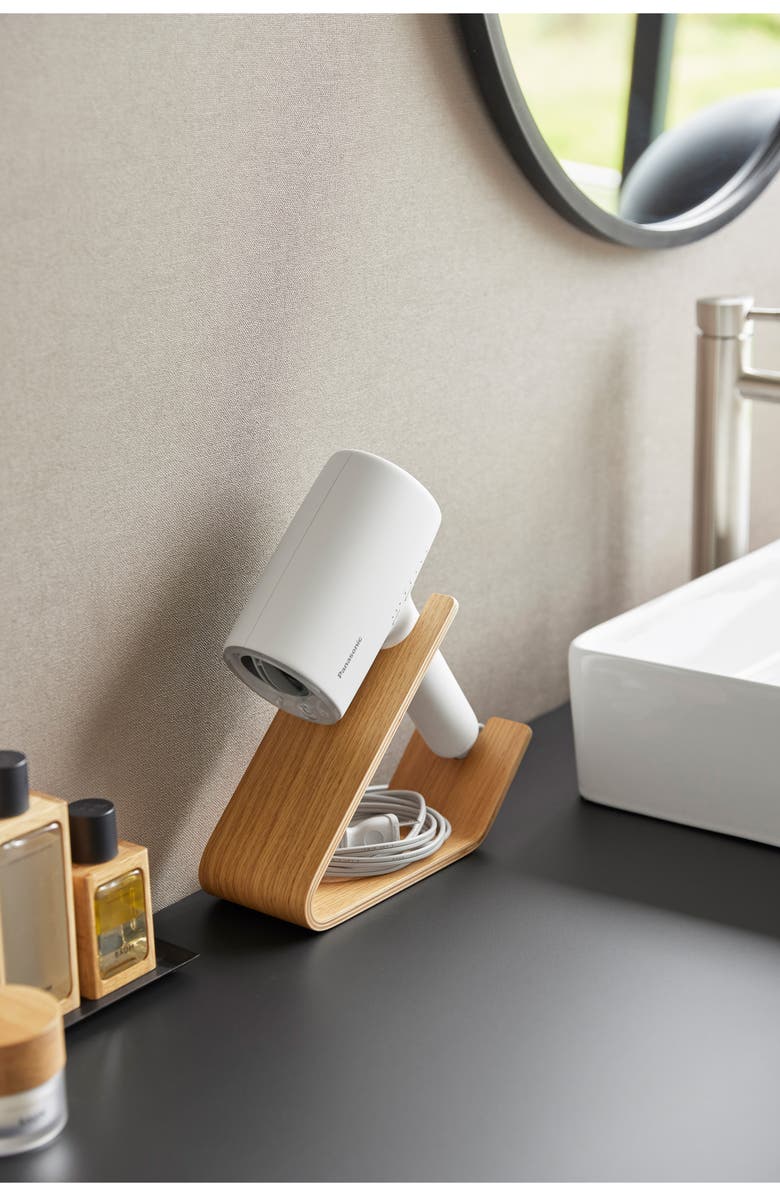 Yamazaki Hair Dryer & Iron Stand, Alternate, color, Ash