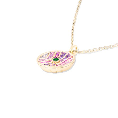 Campbell + Charlotte Revel Large Dimensional Pendant In Gold