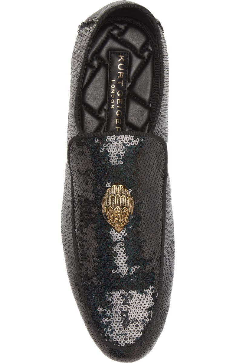 Kurt Geiger London Hugh Eagle Sequin Loafer, Alternate, color,