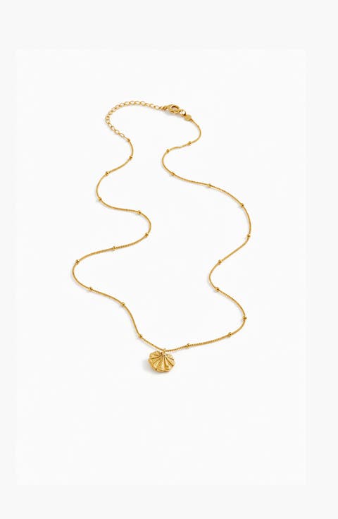 Stella Beaded Choker Necklace in Gold