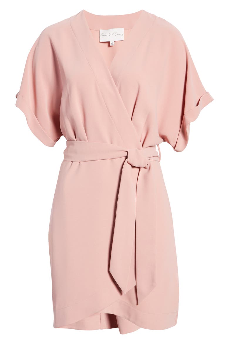 Dolman Wrap Dress, Alternate, color, MAUVE