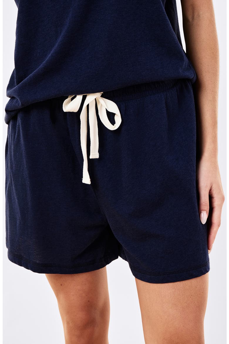 Ada Boxer Short Pajamas, Alternate, color, NAVY