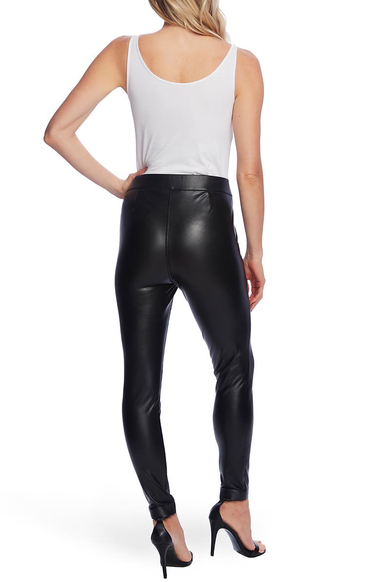 Vince Camuto Faux Leather Leggings, Alternate, color,