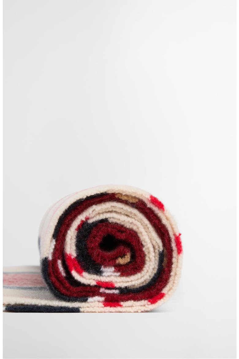 Deanna Scarf, Alternate, color, LIGHT CARDINAL TARTAN