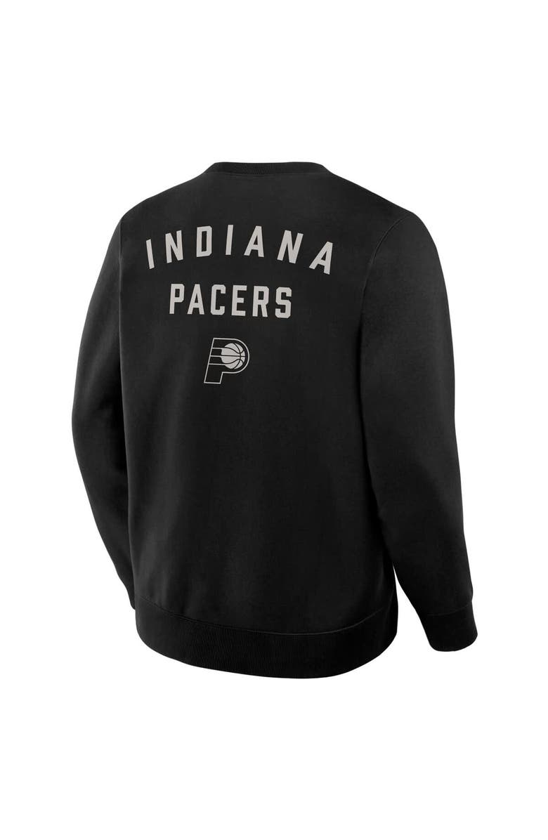 FANATICS Men's Fanatics Black Indiana Pacers Crossover Collection Defensive Rotation Drill Premium Pullover Sweatshirt, Alternate, color, Black