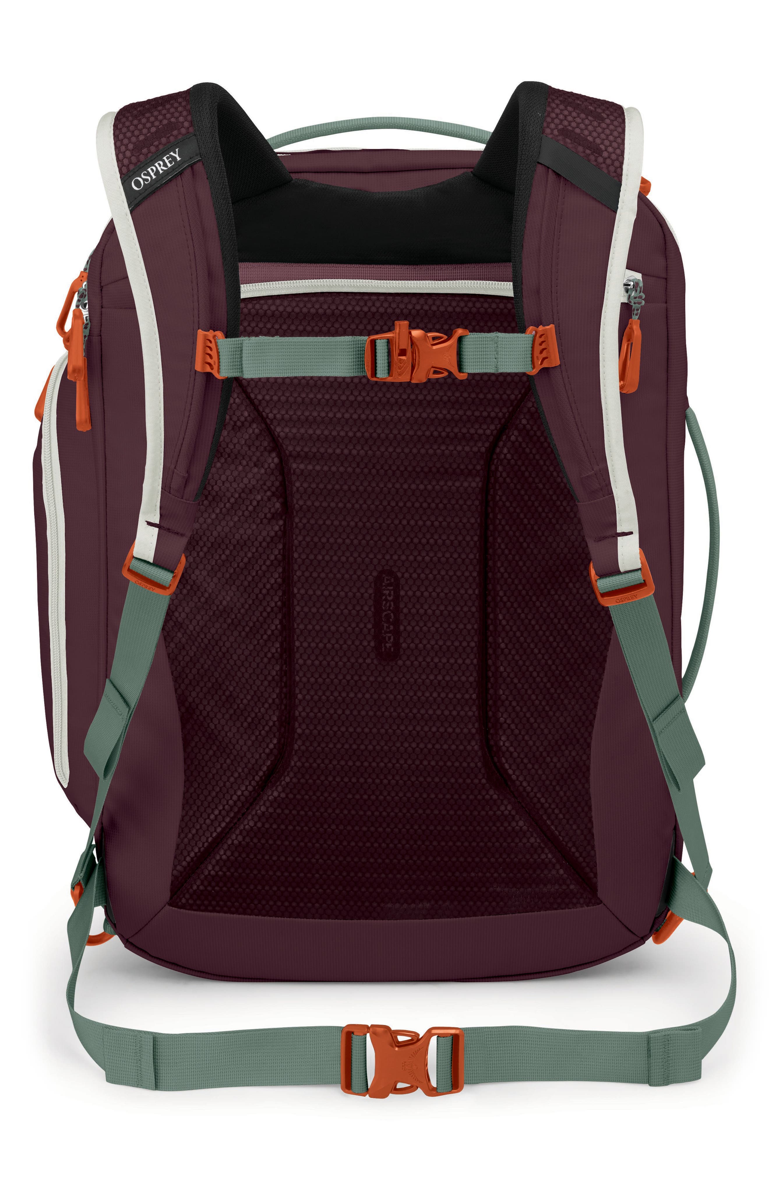 Transporter 36-Liter Travel Backpack, Alternate, color, MYSTERY WHITE/ MOODY BURGUNDY