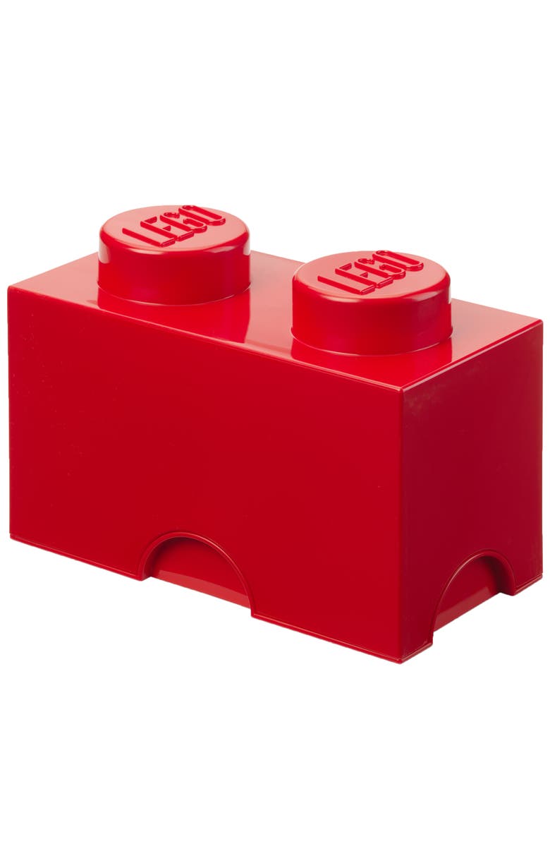 LEGO Storage Brick 2, Bright Red, Main, color, Multicolored