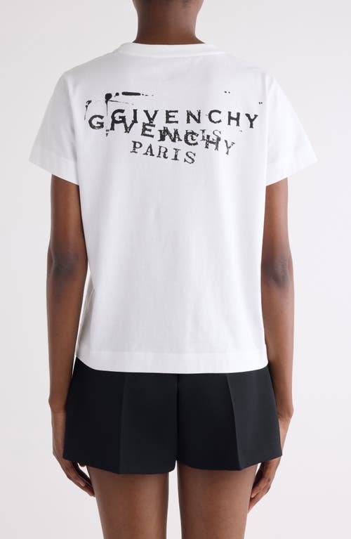 Givenchy Regular Fit Logo Graphic T-shirt In White