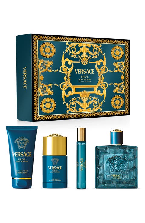 Eros Eau de Parfum 4-Piece Gift Set $226 Value