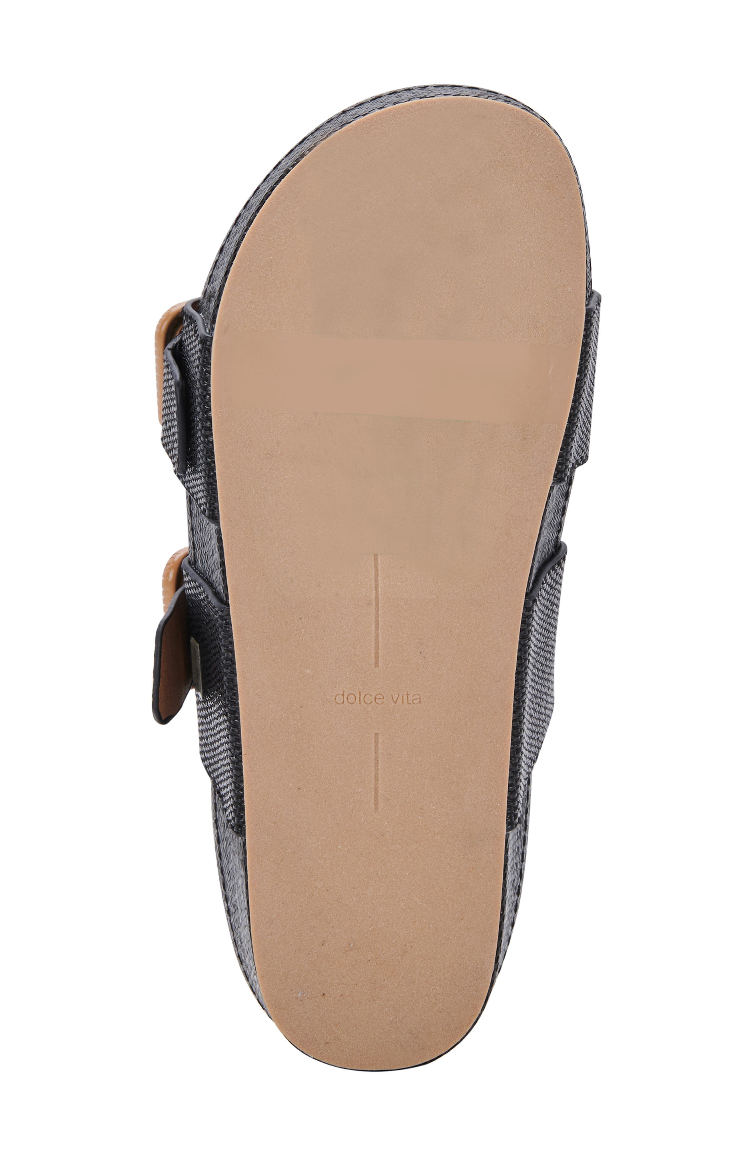 Coryn Platform Sandal, Alternate, color, BLACK RAFFIA