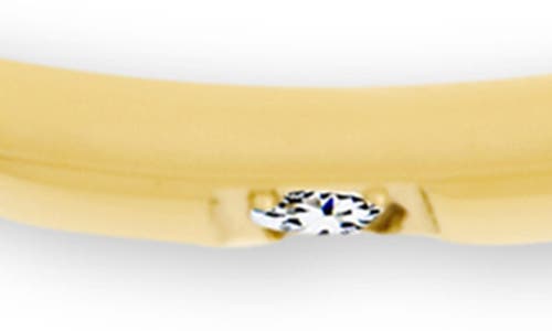 Sterling Forever Ainslow Cubic Zirconia Hinge Bracelet In Gold