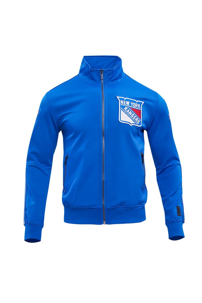 Men's Pro Standard Blue New York Rangers Classic Full-Zip Track Jacket, Alternate, color, Blue