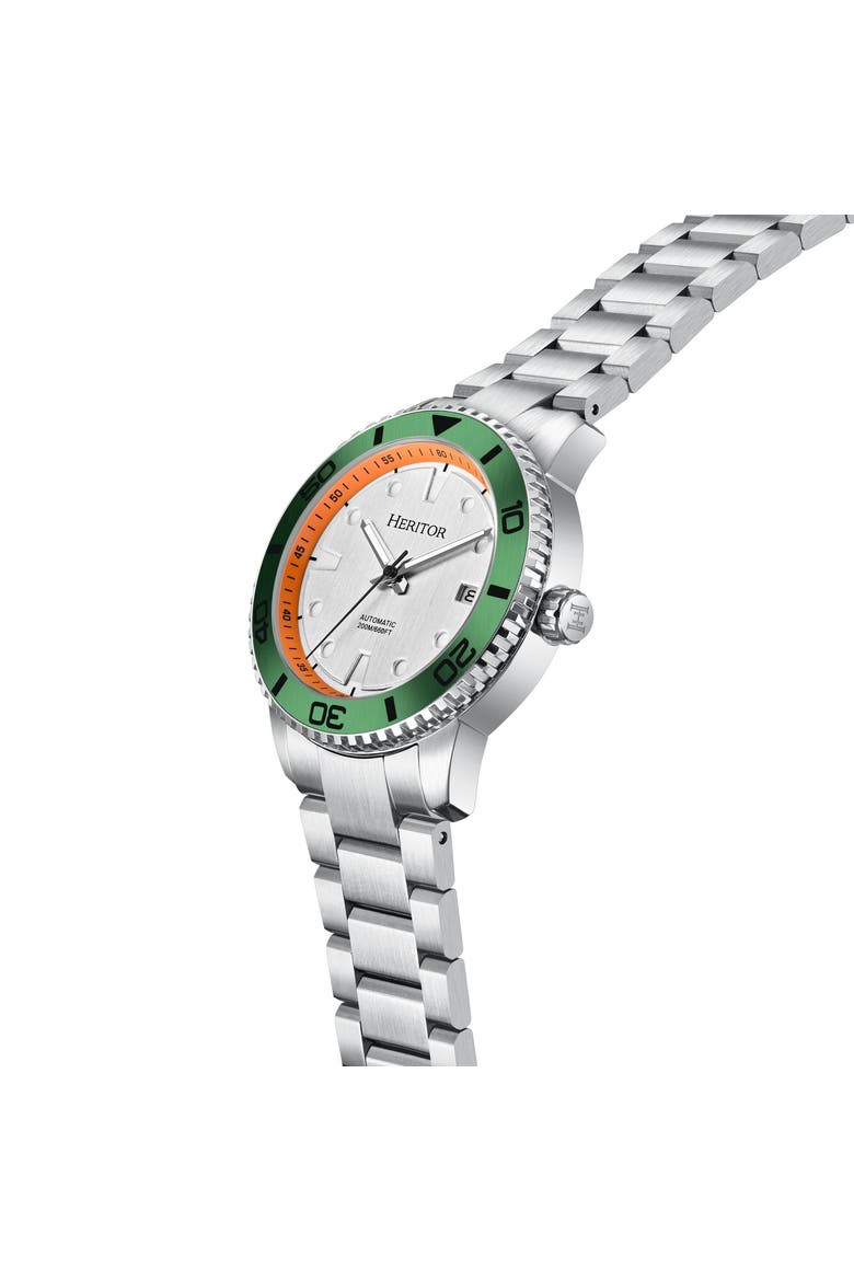 Bexley Automatic Divers Watch, Alternate, color, Green Silver