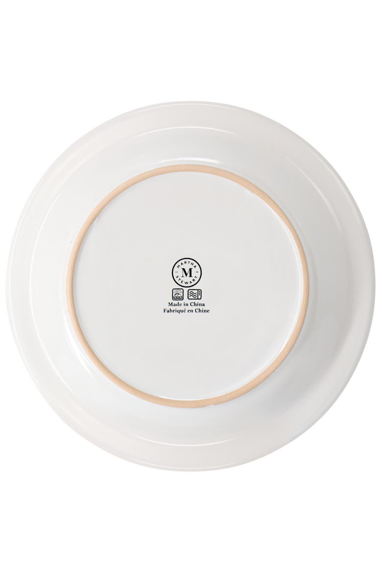 32 Piece Stoneware Dinnerware and Flatware Combo Set, Alternate, color, White