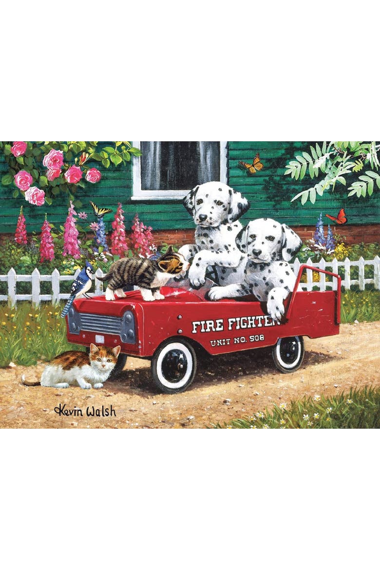 Fireman Friends 300 piece Jigsaw Puzzle for Adults, Alternate, color, Multicolor