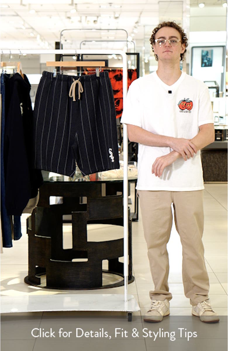 x MLB White Sox '90s Drawstring Cotton Blend Sweat Shorts, sales video thumbnail