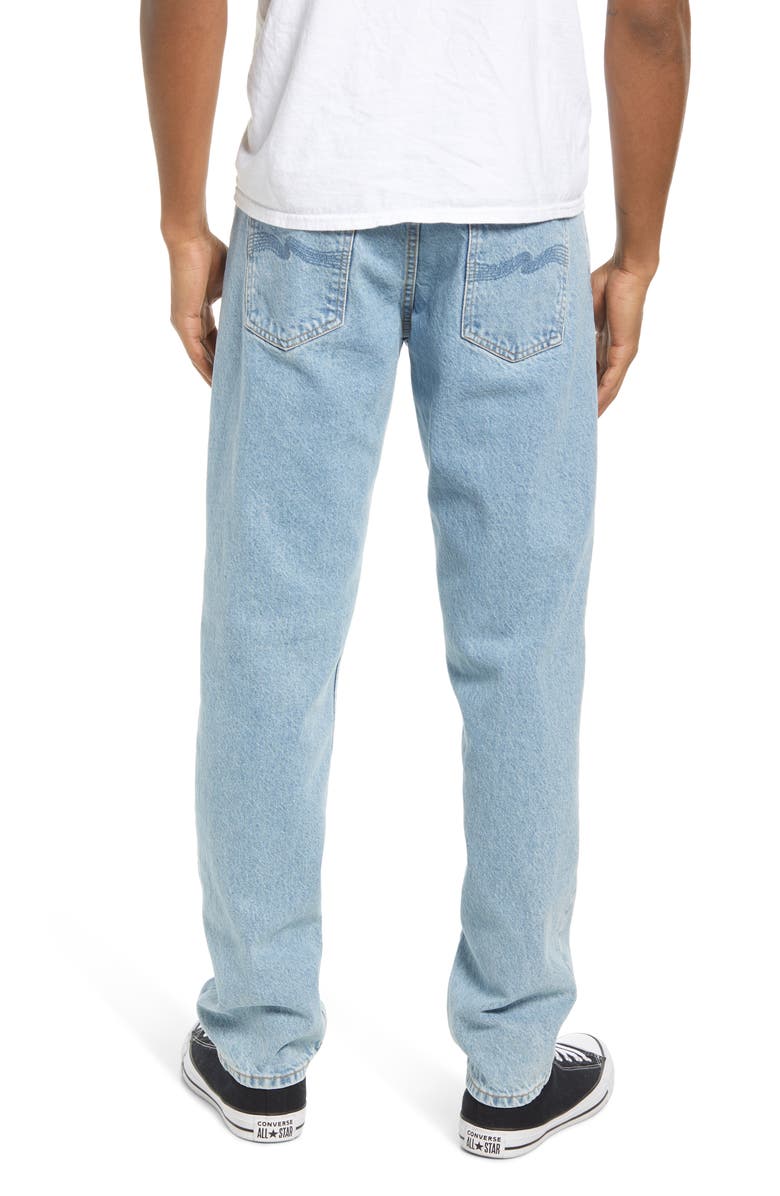 Nudie Jeans Steady Eddie II Organic Cotton Straight Leg Jeans, Alternate, color, 