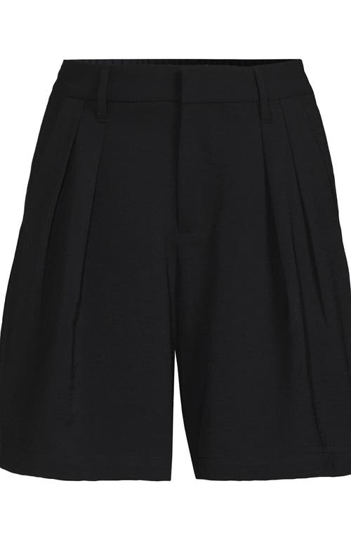 Lands' End Creaseless High Rise 7" Shorts In Black